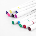 Oily based colorful marker pen set dual tips art marker with 12colors for painting